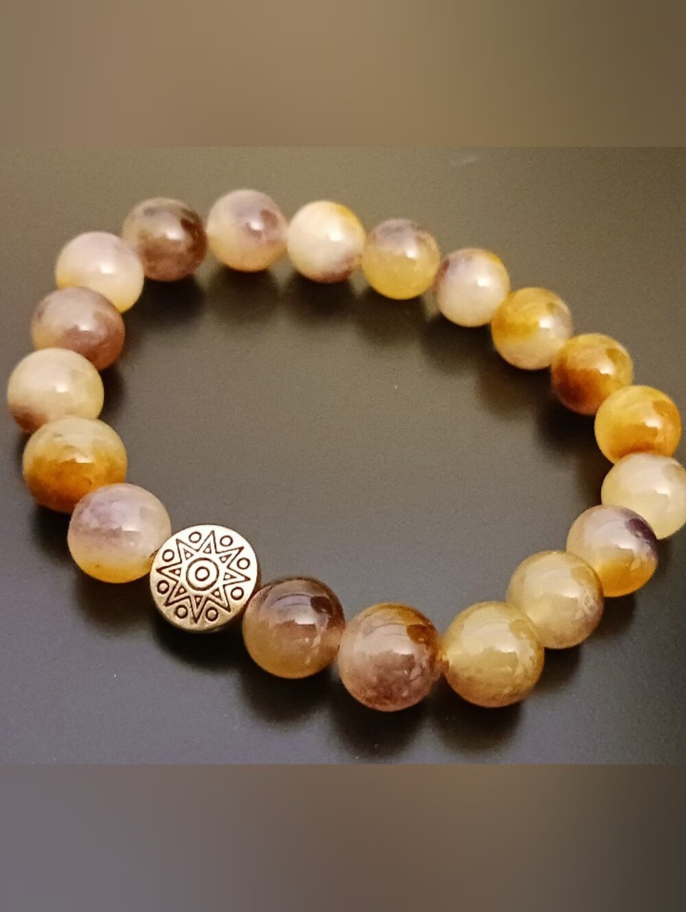 Ametrine 9mm Bracelet, 7" - Picture 6 of 6